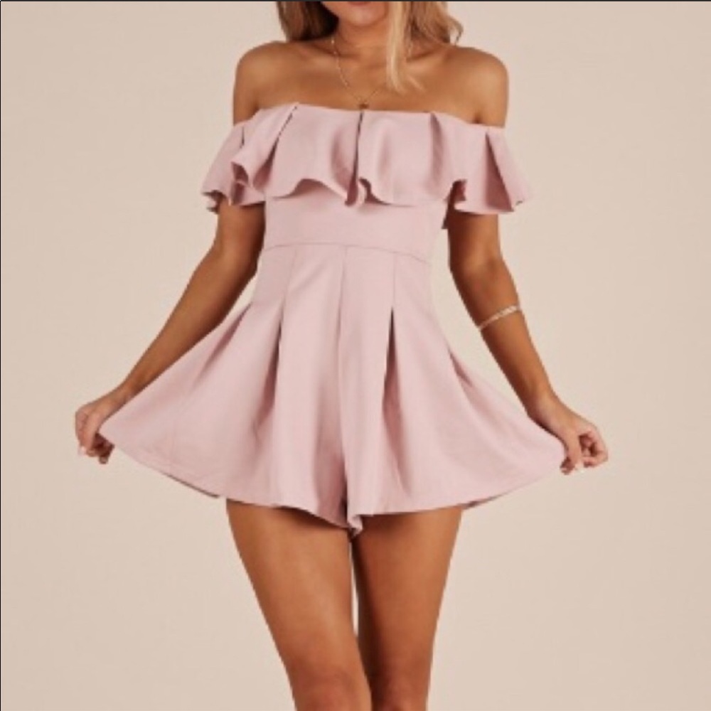 Blush Showpo Ruffle Romper